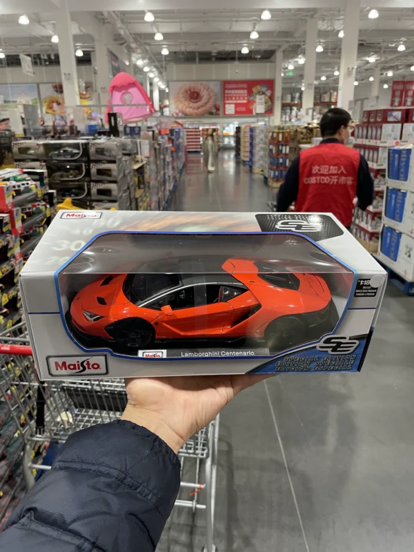 Costco正品Maisto收藏模型车1:18仿真合金车模玩具布加迪兰博基尼