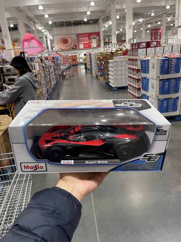 Costco正品Maisto收藏模型车1:18仿真合金车模玩具布加迪兰博基尼