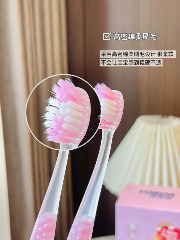 可贝尔儿童闪灯护齿牙刷2-3-6-8-12岁细软毛小孩万毛牙刷训练牙刷